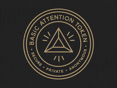 Basic Attention Token Badge badge badges basic attention token cryptocurrency icon illustration monoline seal