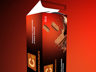 Chococrackers brand product package art direction graphic design