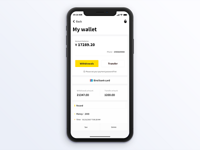 iPhone X - Wallet