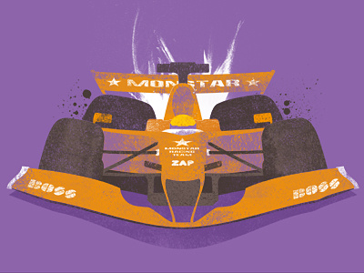 F1 car f1 ferrari illustration