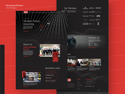 Techno Converting UI & UX Design (web) design graphic design landing page ui ux web page