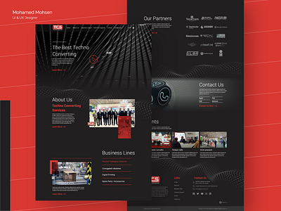 Techno Converting UI & UX Design (web)