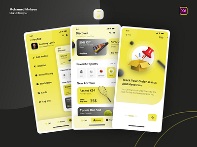 E-Commerce Mobile App UI & UX Design app design graphic design mobileapp ui uiux design ux