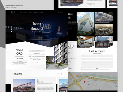 UI & UX Design OAD Development Web Design. design graphic design landing page ui uiux design ux web page