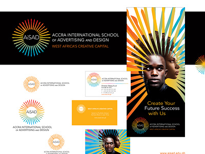 Accra International School of Advertising and Design – Brand Id brand identity branding design logo vector