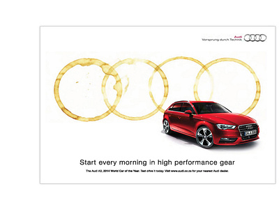 AUDI – Car of the year test drive promotion advertising art direction audi branding car of the year creative concept tactical advertising