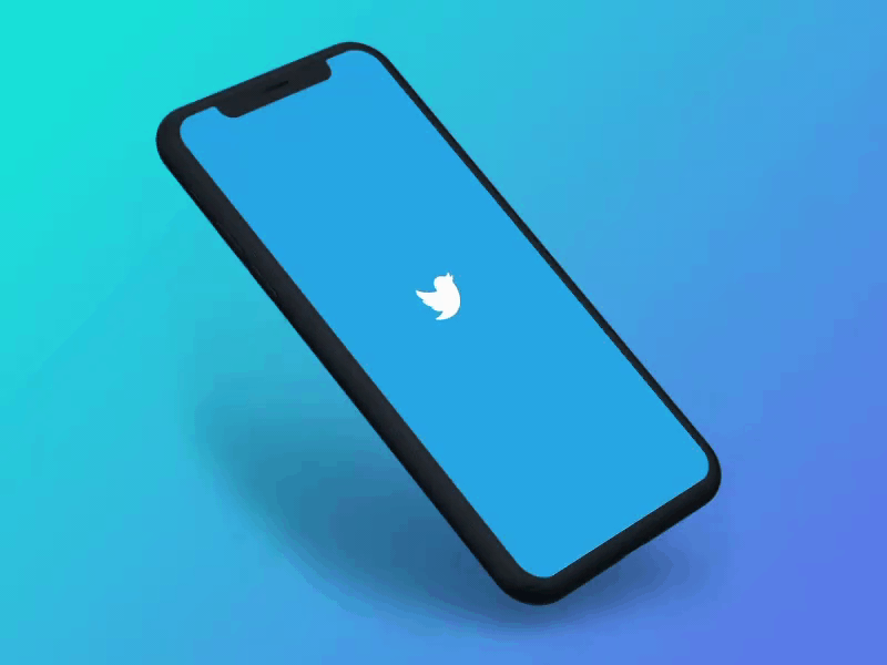 Twitter Icon adobe xd design mockup twitter