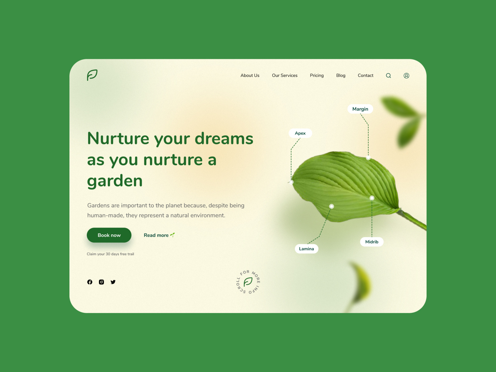 Online Gardening by Varun Sai on Dribbble