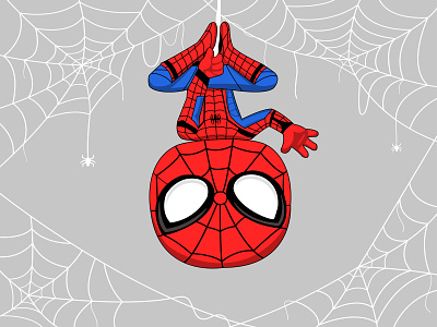 Spider Man adobe illustrator art blue hero illustration marvel red spider spiderman superhero vector vectordesign
