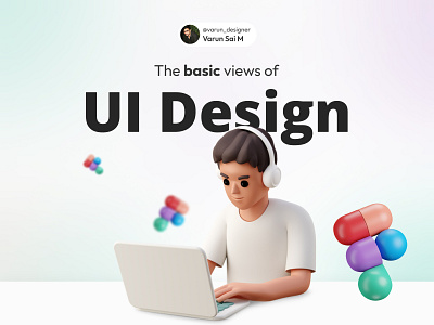 UI Design - Basic Views 3d design figma graphic design interaction ui uidesign userinterface ux