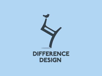 Difference Design bird chair design logo unusual architecture