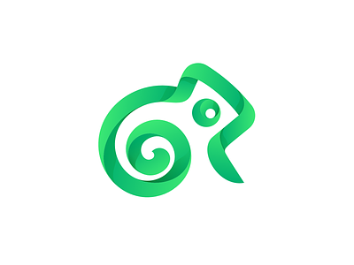 Kameleo branding chameleon logo logo design