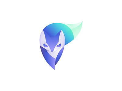 Enlight logo app enlight fox kitsune logo mark process result tail