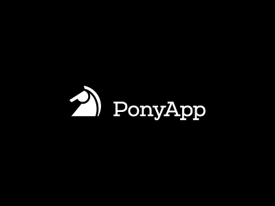 PonyApp app horse ios logo mark p pony