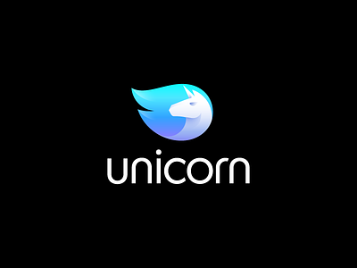 Unicorn mark icon design logo logo design mark process unicorn wip