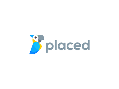 Placed logo geo geotag icon icon design logo logo design negative space parrot pin tropic