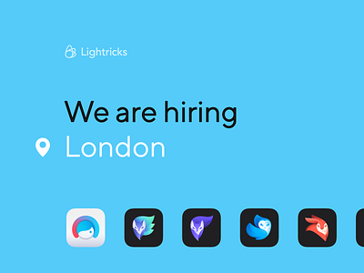 We Are Hiring in London we are hiring