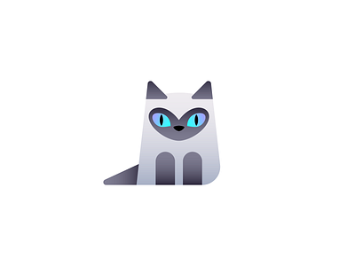 Siamese Cat cat design illustration