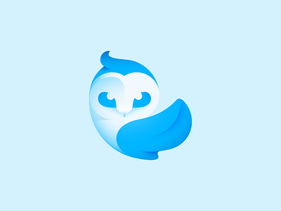 Baby Owl bird icon icon design logo logo design mark owl
