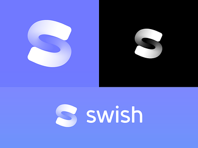 Swish logo branding design icon icon design letter logo logo design mark s swish