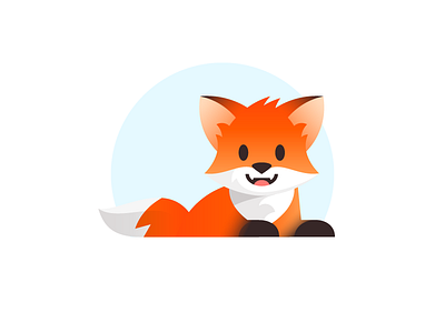 Fox pose branding design fox illustration vector