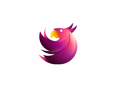 Parrot mark bird colors development logo mark parrot sale unused web
