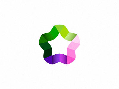 Yafoy mark colors consulting green logo mark pink ribbons star violet