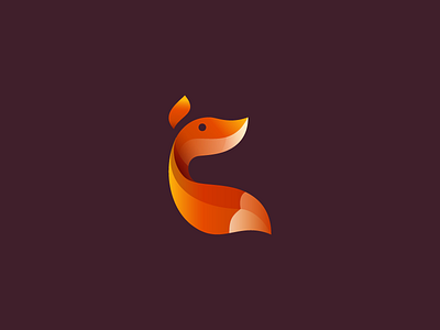 C-fox (upd) (not for sale) c flow fox letter logo mark red