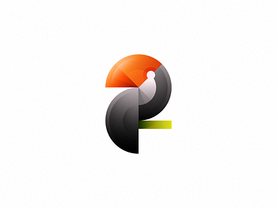 Toucan logo (not for sale) bird branding geometry gradients icon design logo logo design mark toucan