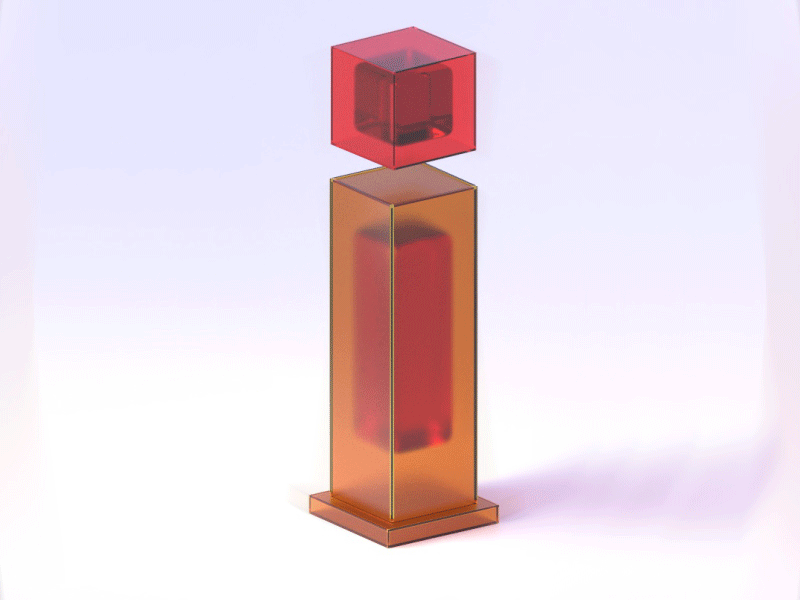 I Glass Letter 3D Animation by John Nest on Dribbble