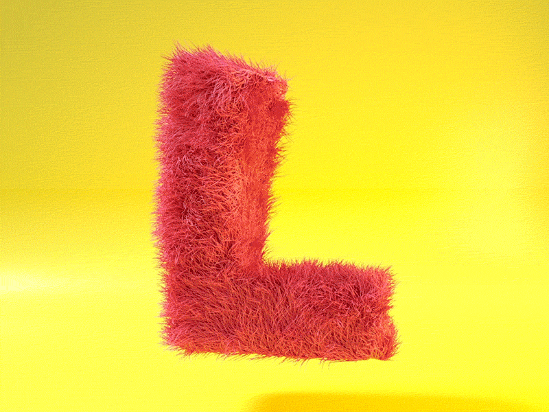 L Pile Letter 3D Animation 3d 3d animation after effect animation cinema 4d deformation letter material motion pile pink texture yellow