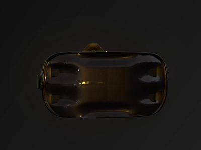 VR Headset 3D Model Glow Neon 3d cinema 4d device game glow headset material modelling texture virtual reality vr