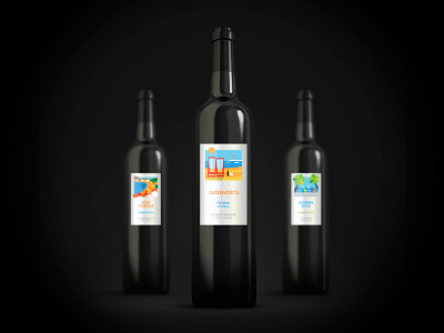 L’ART NOUVEAU Wine design label secession wine