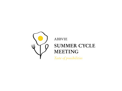 Abbvie Summer Cycle Meeting cafe logotype workshop