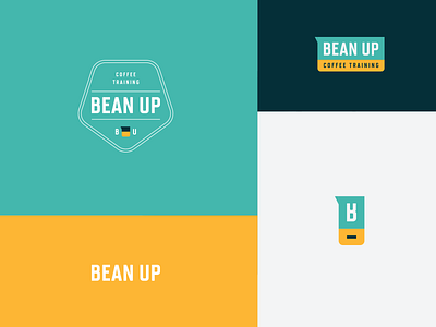 Bean Up Coffee Training branding class coffee logomarks