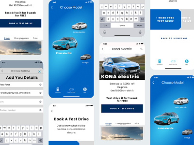 Hyundai Electric Vehicles | Web design | App design app design electric vehicles figma hyundai product design ui ux web design website