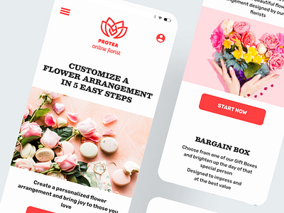 Florist App design florist