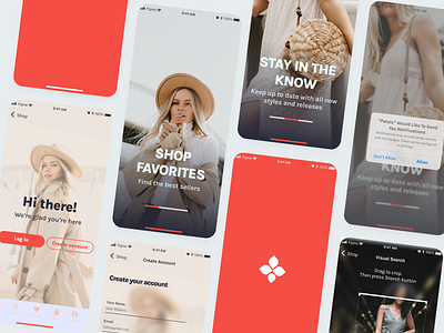 Fashion app | Mobile design