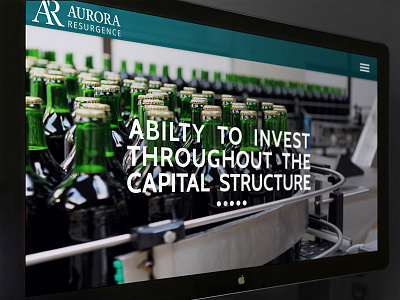 Site Design aurora resurgence design full screen layout website