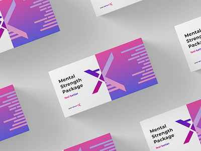 InfinityX's Mental Strength Package brand identity branding design dna genetics infinityx logo package package design