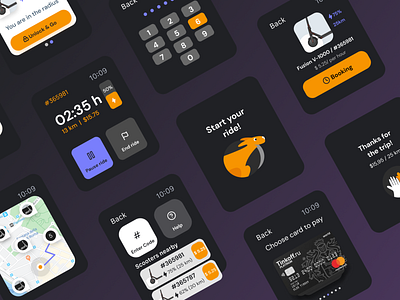 Scooter Rental App | Apple Watch