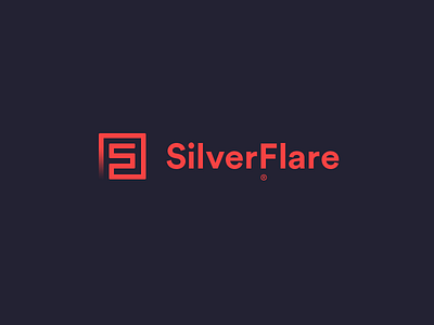 Silverflare Logotype branding logo logotype wordmark