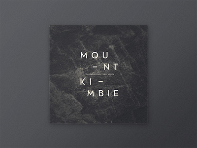 Mount Kimbie Outer Record Sleeve