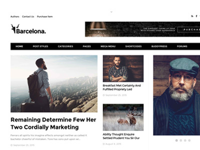 Barcelona. - Clean News & Magazine WordPress Theme