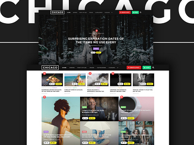 Chicago Viral, Blog & Magazine Wordpress Theme