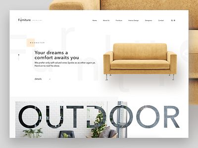 Furniture Store Draft clean design furniture responsive simple ui ux webdesign wordpress