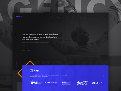 Agency Theme Draft agency clean design minimal mobile portfolio sketch ui ux webdesign