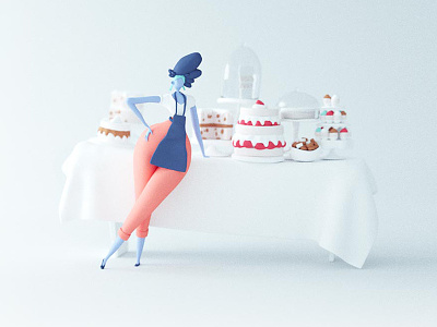 Preview of a yummy animated project I'm working on! patisserie smb