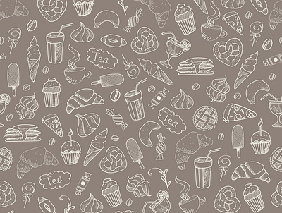 Sweet pattern branding design graphic design illustration