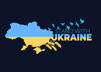 Banner for support of Ukraine art artwork design graphic design illustration no to war support ukraine ukraine vector